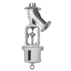 Pneumatic bottom discharge valve
