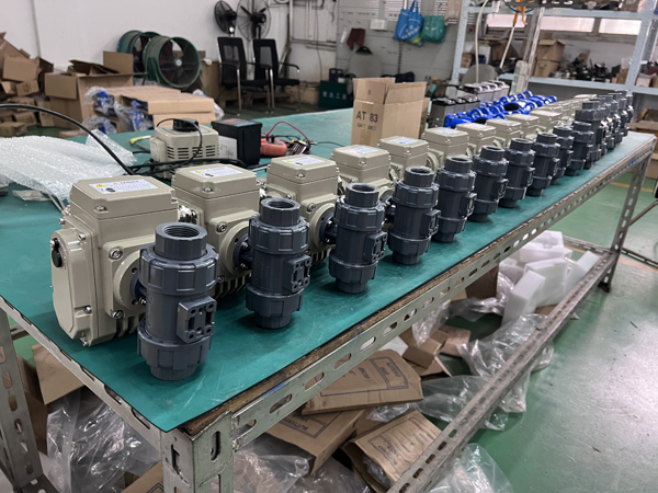 electric pvc ball valves?