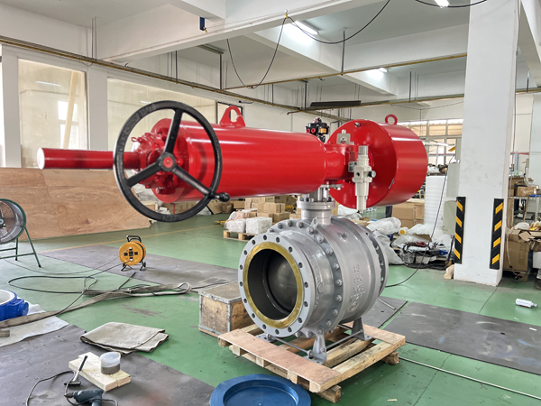 Pneumatic ball valves