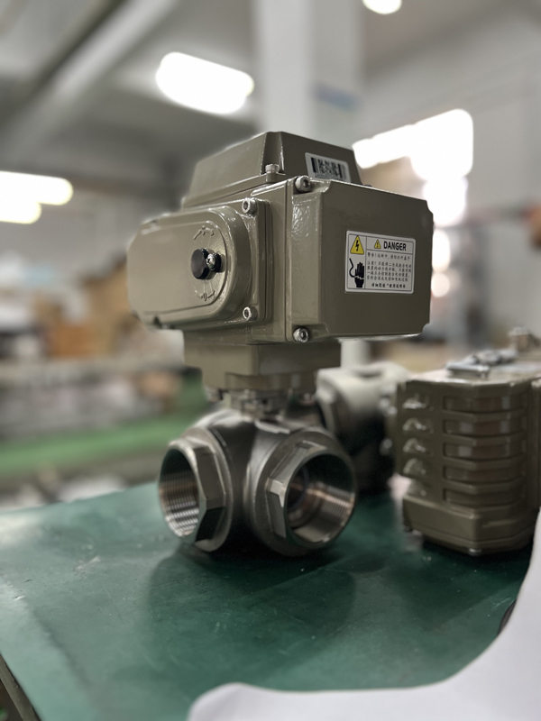 3 way ball valve t port