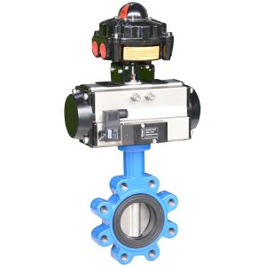 pneumatic butterfly valve