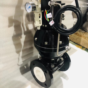 lined diaphragm valve