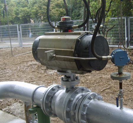 Actuated ball Valve