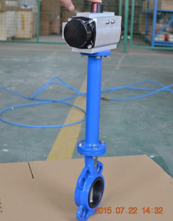 butterfly valve extension