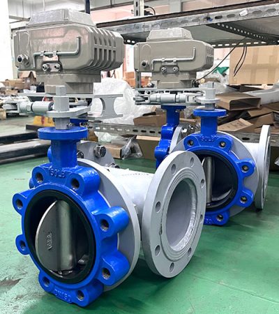 three way butterfly valve