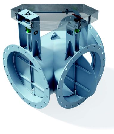 3 way butterfly valve
