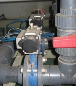 Pneumatic butterfly valve